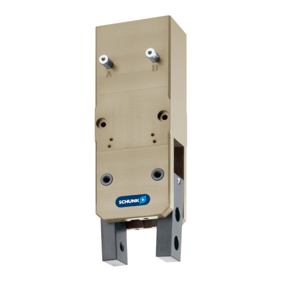 SCHUNK PRG Series Assembly And Operating Manual