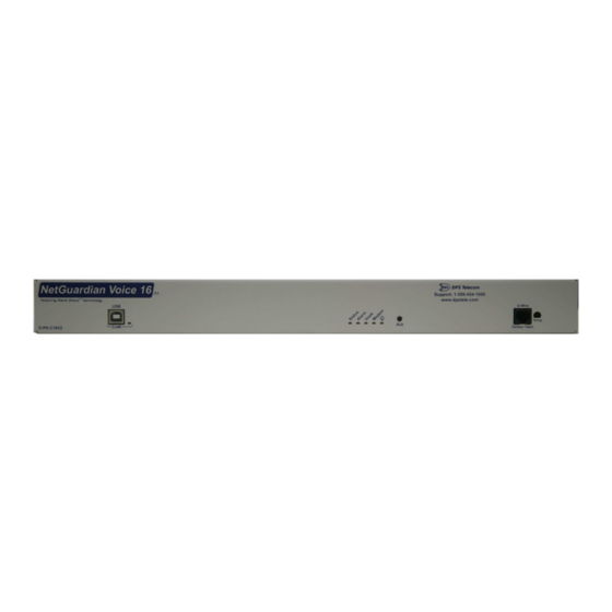 DPS Telecom NetGuardian 16 G2 User Manual