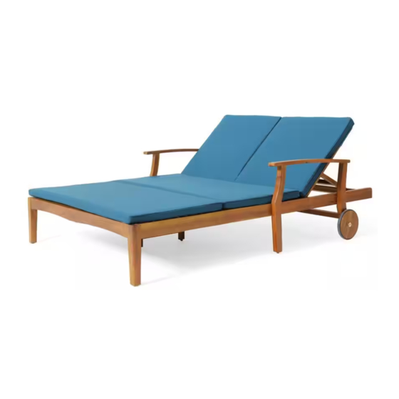 Noble House Home Furnishings DOUBLE SUNLOUNGER Assembly Instructions Manual