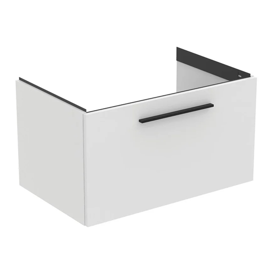 Ideal-Standard I.LIFE B T5271DU Installation Manual