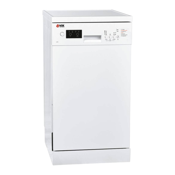 User Manuals: VOX electronics LC-4745 Dishwasher