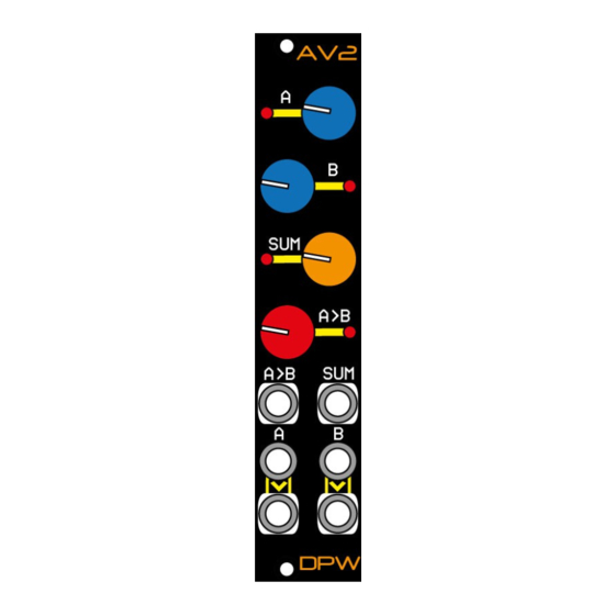 DPW Design Attenuverter AV2 Manual