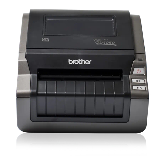 Brother QL-1050 Format Label Printer Manuals