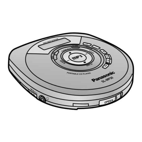Panasonic SL-MP30 Operating Instructions Manual