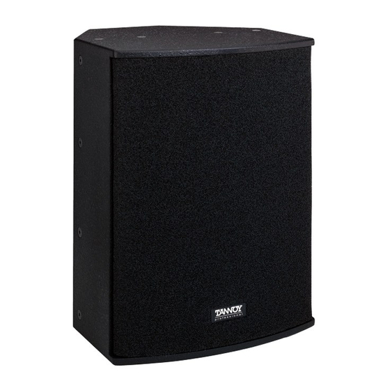Tannoy V15 Quick Manual