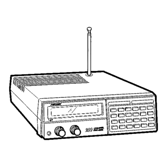 Radio Shack Pro-2032 Owner's Manual