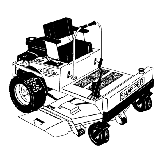 Snapper 1810 Parts Manual