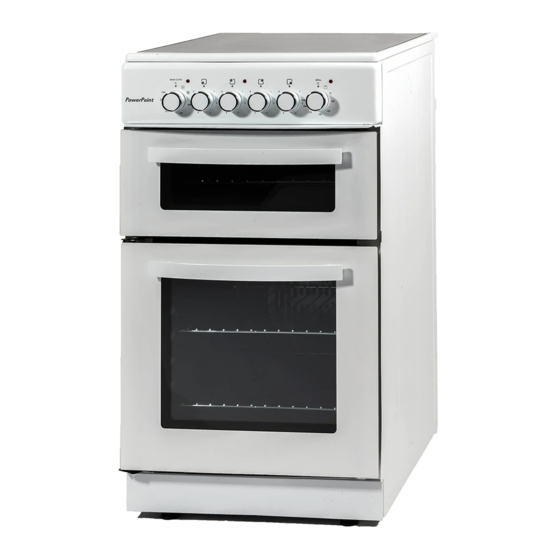 PowerPoint P05C2SWH Double Cooker Manuals