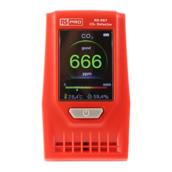 RS PRO RS-967 Instruction Manual