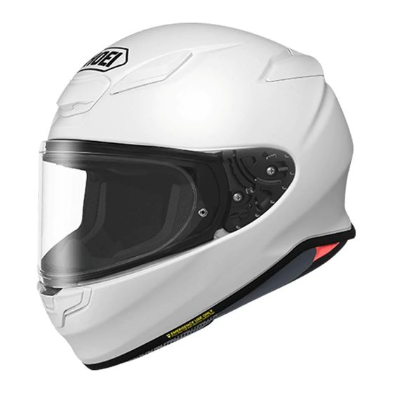 SHOEI Z-8 Manuals