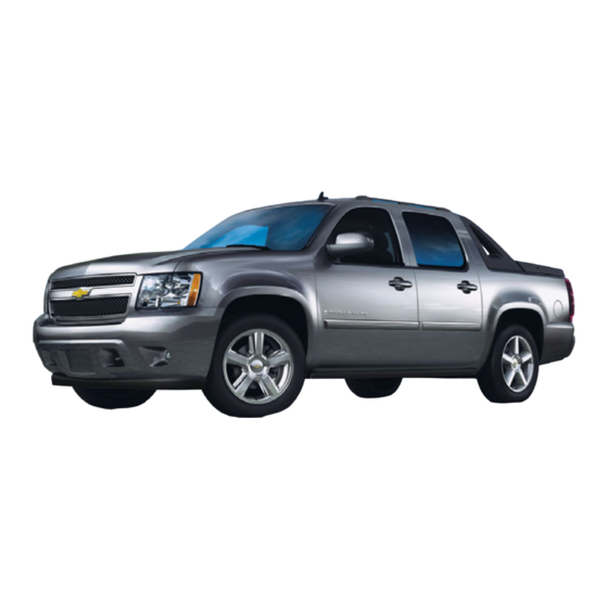 Chevrolet 2009 Avalanche Owner's Manual