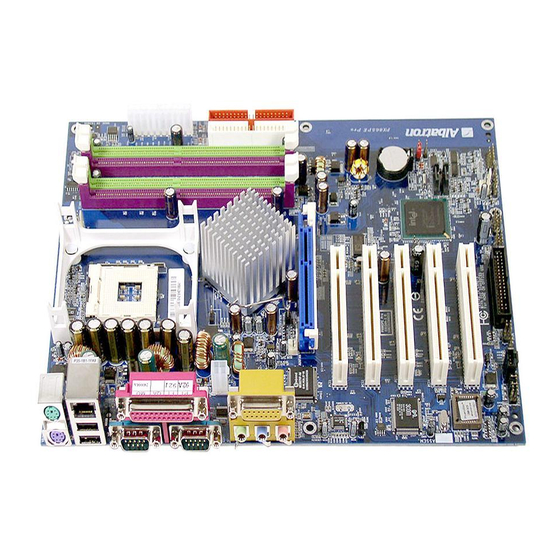 Albatron PX865PE Pro Installation Manual