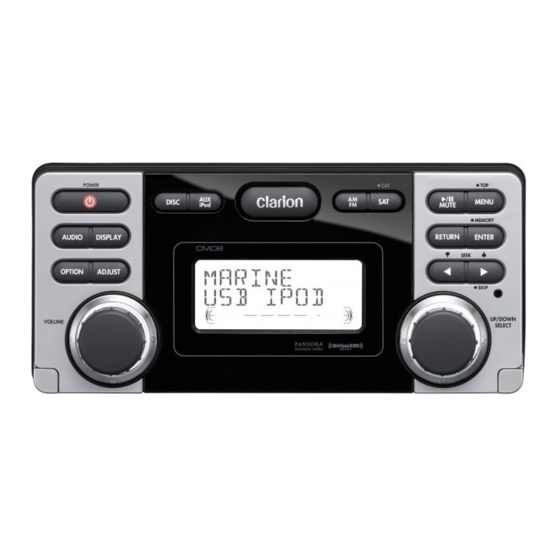 Clarion CMDB Owner's Manual & Installation Manual
