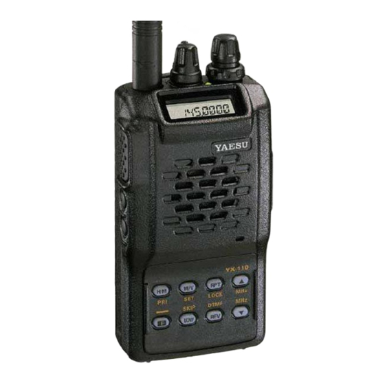 Vertex Standard VX-110 Operating Manual