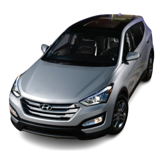 Hyundai 2012 Santa Fe Sport Quick Reference Manual