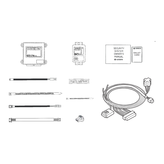 Mazda CX-9 2007 Installation Instructions Manual