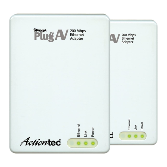 ActionTec MegaPlug AV Quick Start Manual