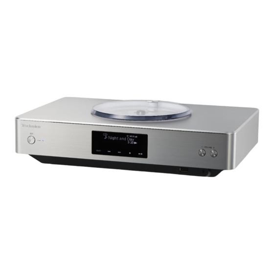 Technics SU-C550 Operating Instructions Manual