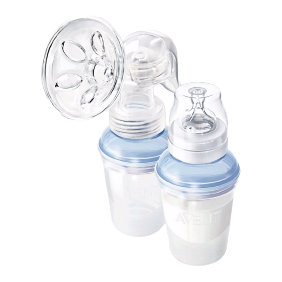 Philips AVENT ISIS Manual Breast Pump SCF290/12 Specification Sheet