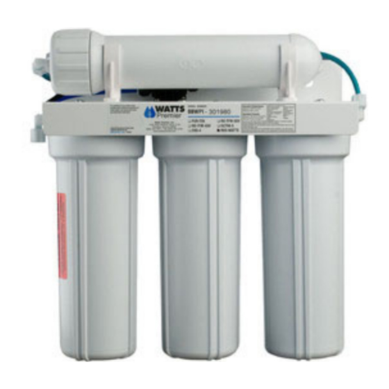 User Manuals: Premier RO-TFM-4SV/W50 Water Filter