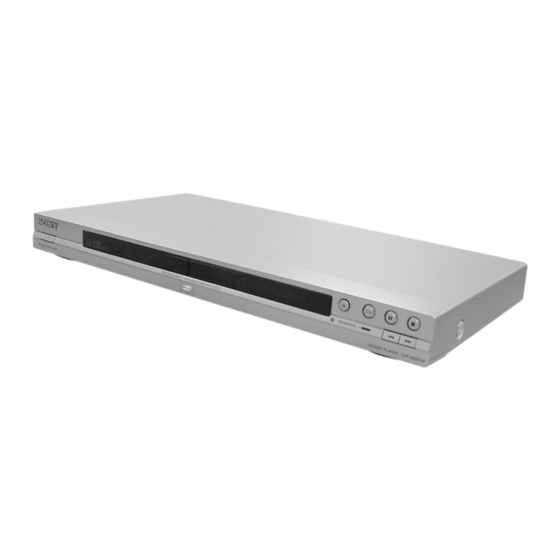 Sony RMT-D165A - Remote Control For Cd/dvd Player Service Manual