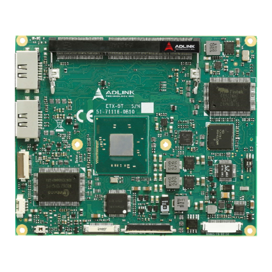 ADLINK Technology ETX-BT User Manual