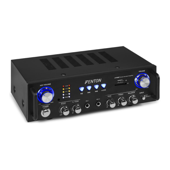 Tronios Fenton AV100BT Instruction Manual