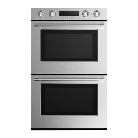 Fisher & Paykel DCS WODV30 Quick Start Manual