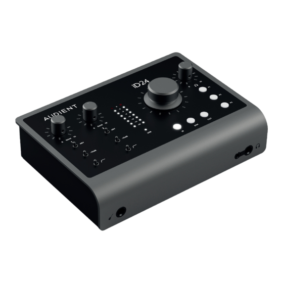 Audient iD24 Quick Start Manual