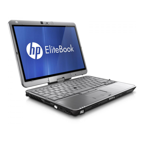 HP EliteBook 2760p Getting Started Manual
