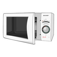 SHARP R-612 Operation Manual With Cookbook