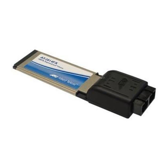 Allied Telesis AT-2814FX Installation And User Manual