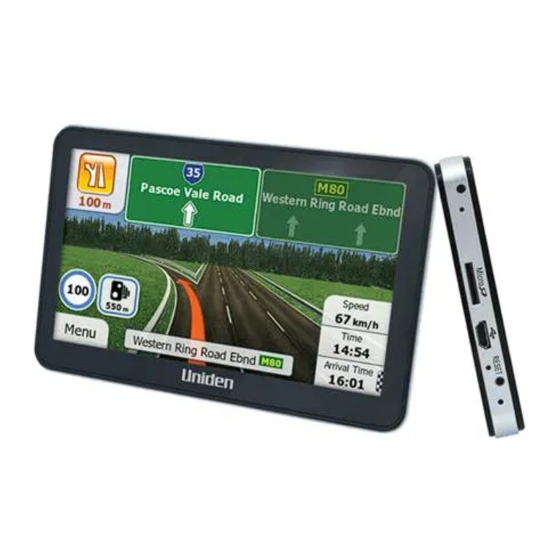 Uniden iGO35 Owner's Manual