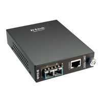 D-Link 1000Base-T to 1000Base-SX Manual