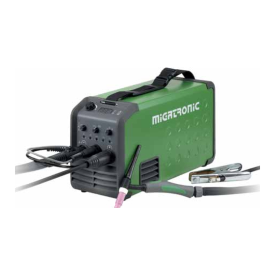 Migatronic FOCUS TIG 160 DC HP Quick Manual
