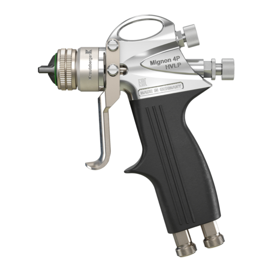 Krautzberger 200-0138 Handheld Spray Gun Manuals