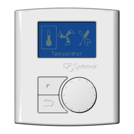 SystemAir Villavent CD Operation Service Menu