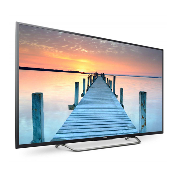 Sony BRAVIA FW-55X7001D Setup Manual