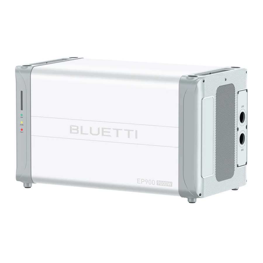Bluetti EP900 - Energy Storage System Manual