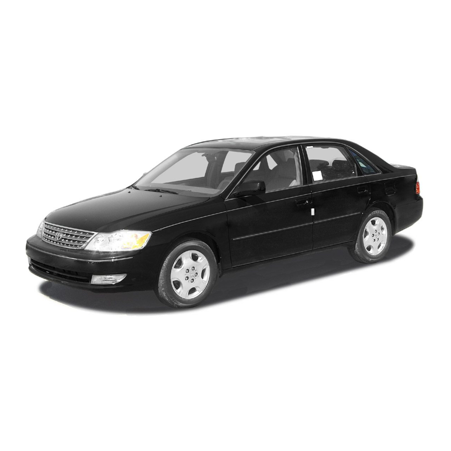 Toyota 2003 Avalon Owner's Manual
