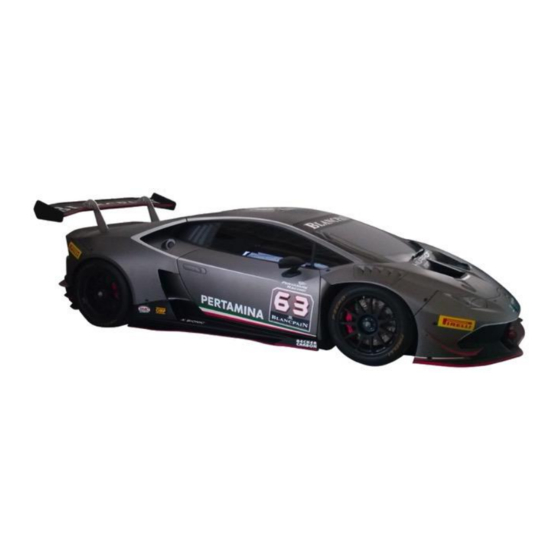 LAMBORGHINI Squadra Corse Huracan Super Trofeo Instructions Manual