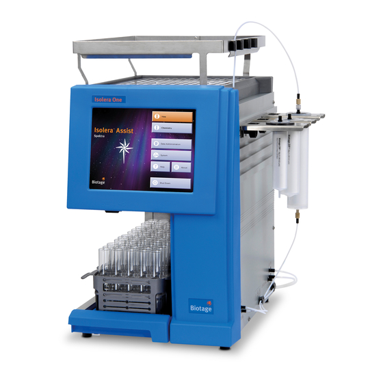 User Manuals: Biotage Isolera Prime Chromatography