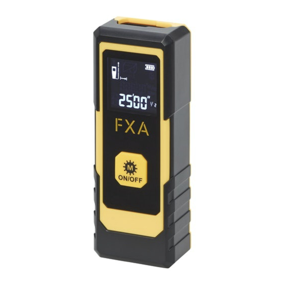FXA FXAD560-20M Instruction Manual