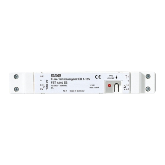 Jung FST1240EB Operating Instructions