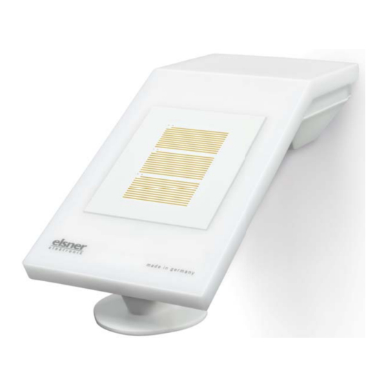 elsner elektronik KNX W sl Technical Specifications And Installation Instructions