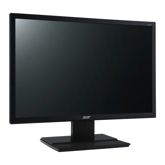 Acer V206WQL User Manual