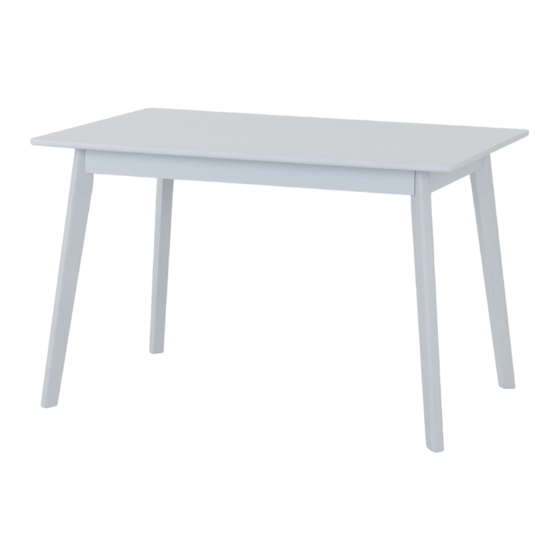 Seconique MATLOCK DINING TABLE Assembly Instructions
