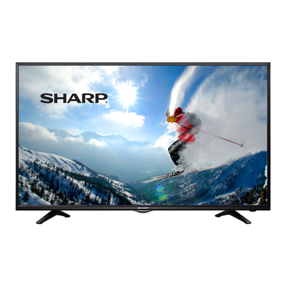Sharp LC-40Q5000U Quick Start Manual
