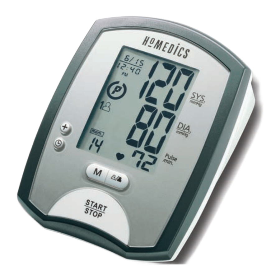 Homedics BPA-102DDM Manual