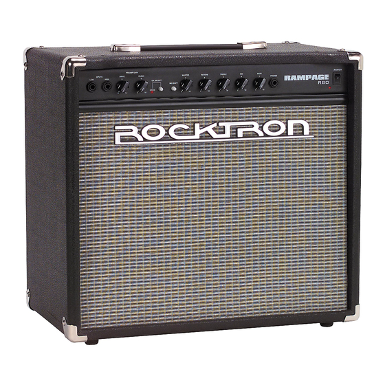 Rocktron Rampage R80 User Manual